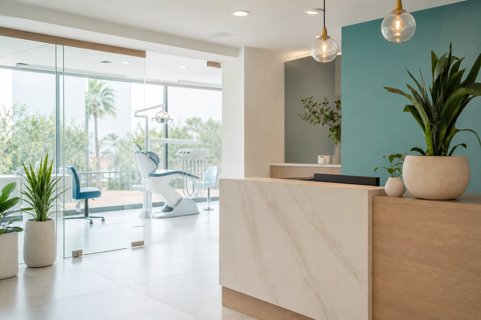 Consultorio dental acogedor para familias